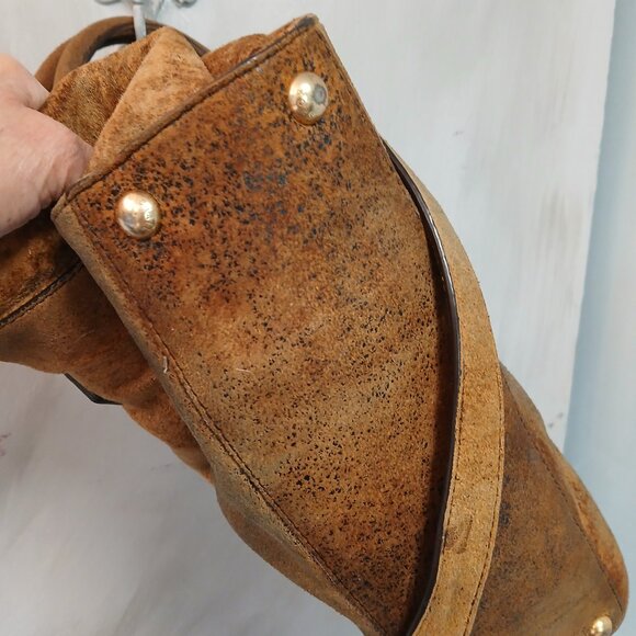 Michael Kors Distressed Satchel & Wallet - Picture 12 of 16